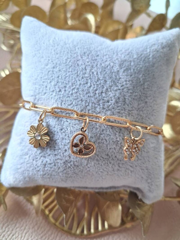 Bracelet Breloques ACIER