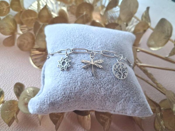 Bracelet Breloques ACIER