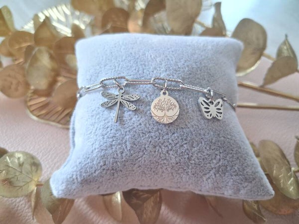Bracelet Breloques ACIER