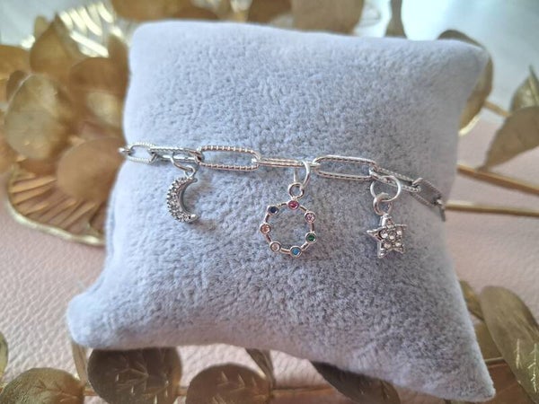 Bracelet Breloques ACIER