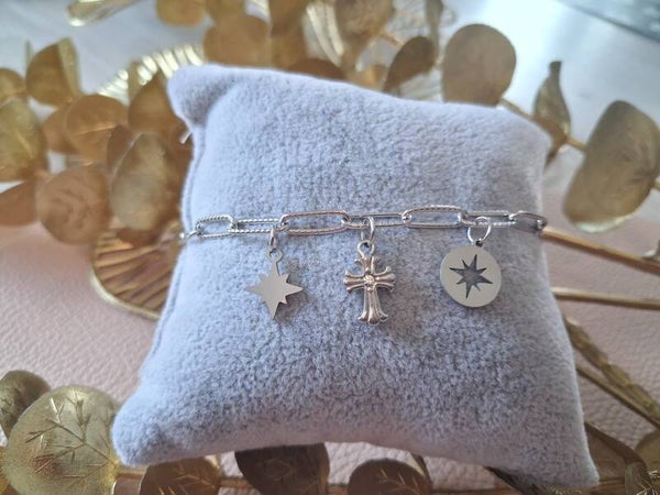 Bracelet Breloques ACIER