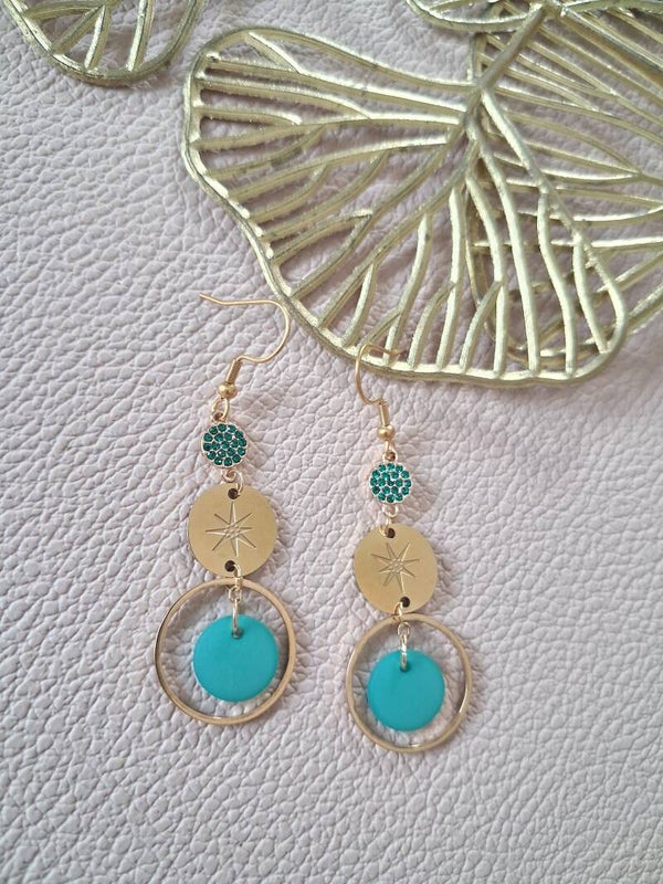 Boucles d’oreilles symétriques