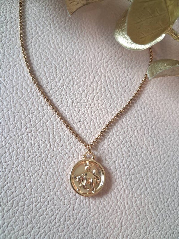 Collier Taureau recto-verso ACIER