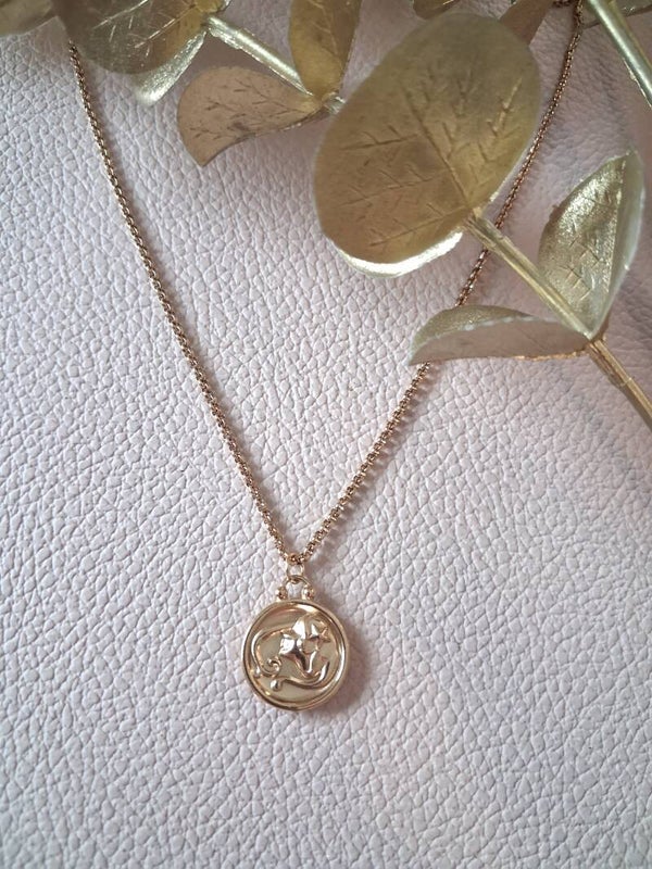 Collier Vierge recto-verso ACIER