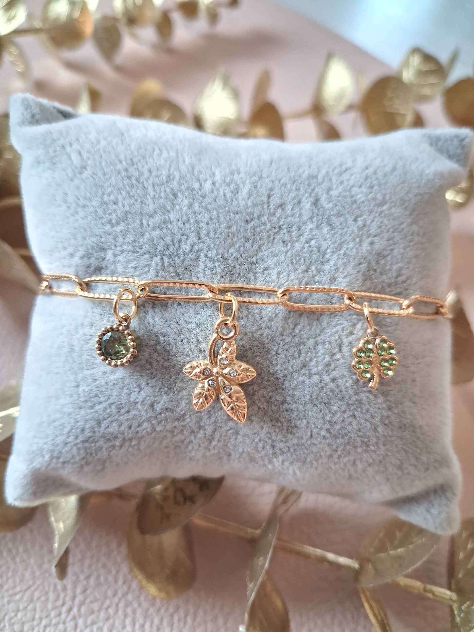 Bracelet Breloques ACIER
