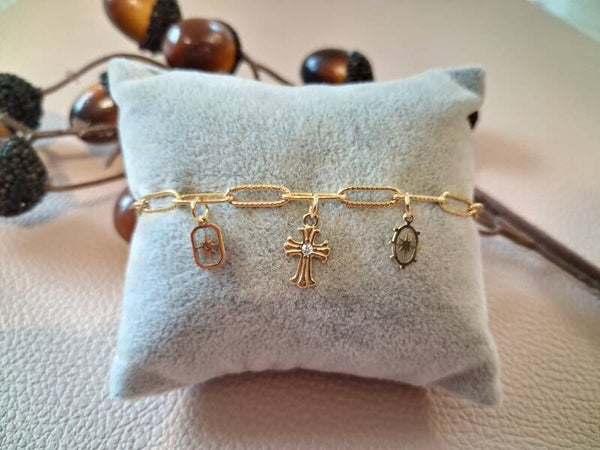 Bracelet Breloques ACIER
