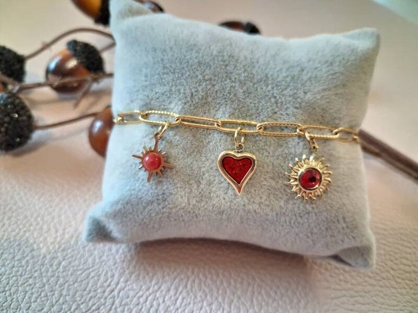 Bracelet Breloques ACIER