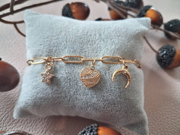 Bracelet Breloques ACIER