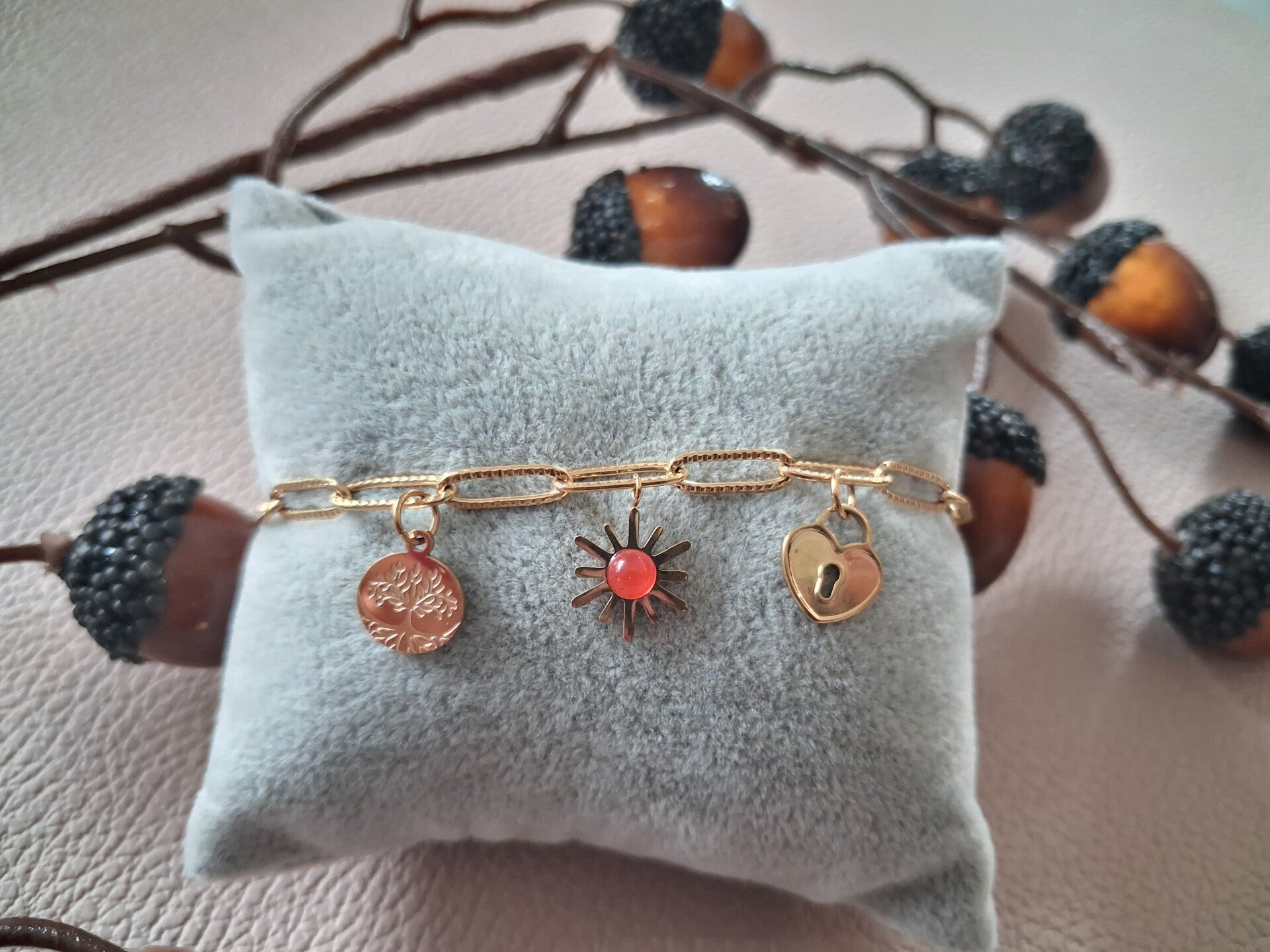 Bracelet Breloques ACIER