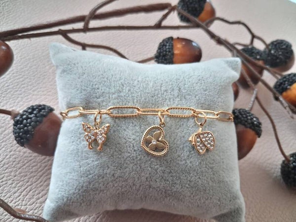 Bracelet Breloques ACIER