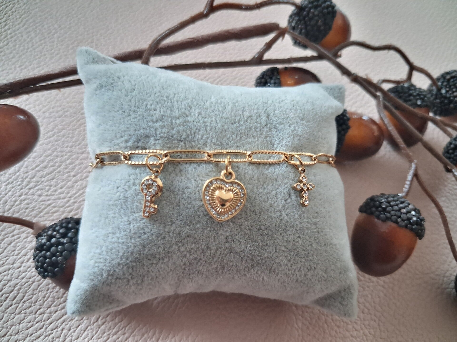 Bracelet Breloques ACIER