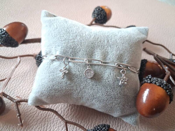 Bracelet Breloques ACIER
