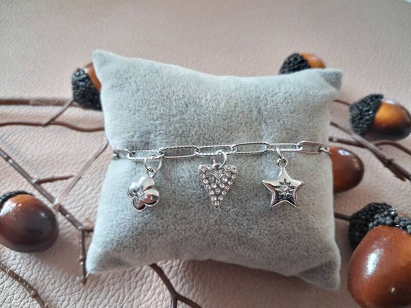 Bracelet Breloques ACIER