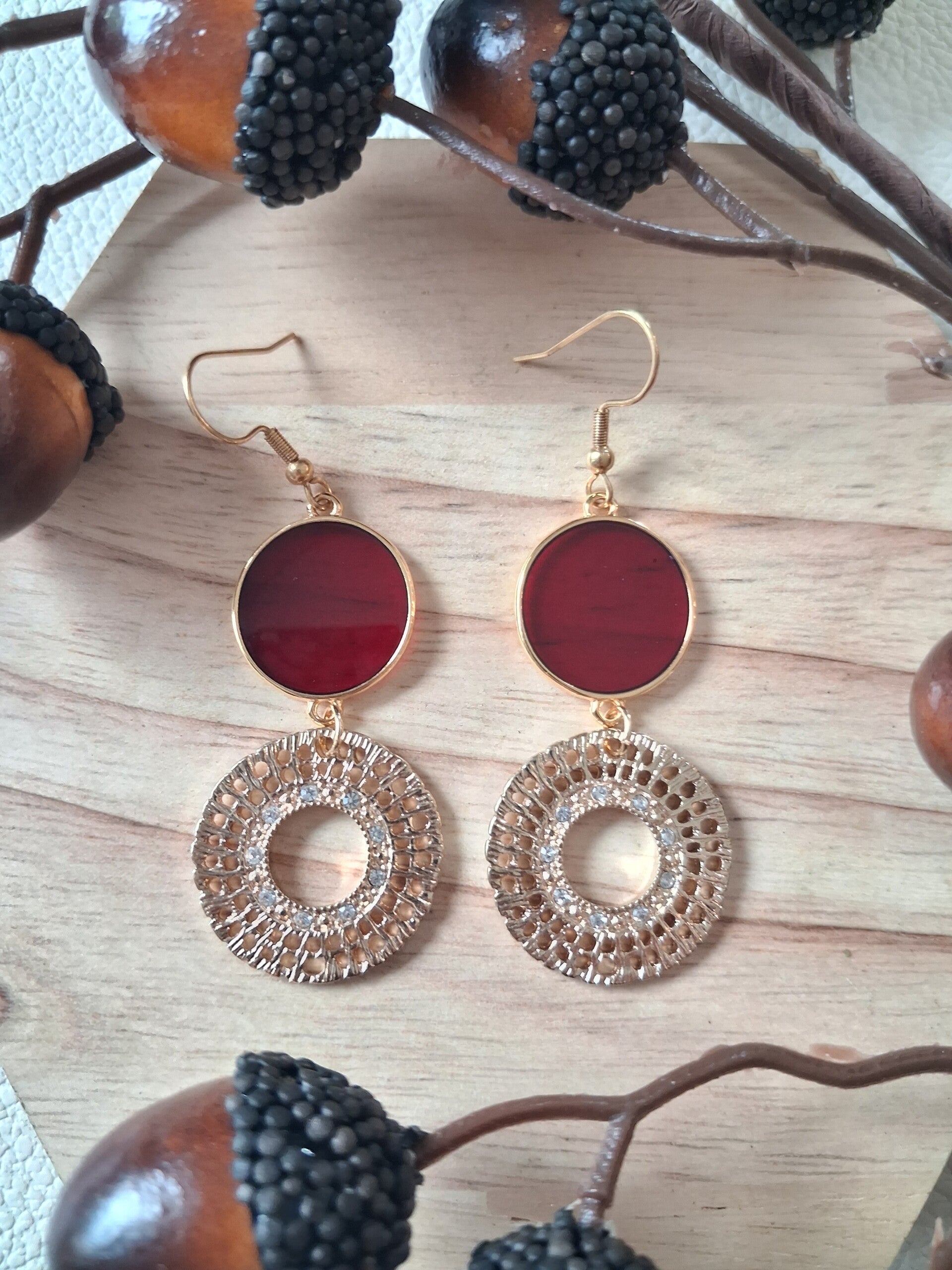 Boucles d’oreilles symétriques