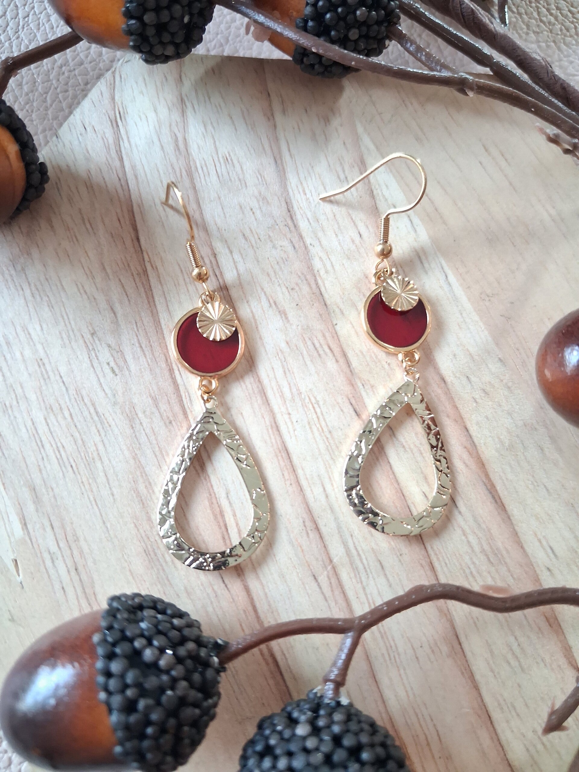 Boucles d’oreilles symétriques