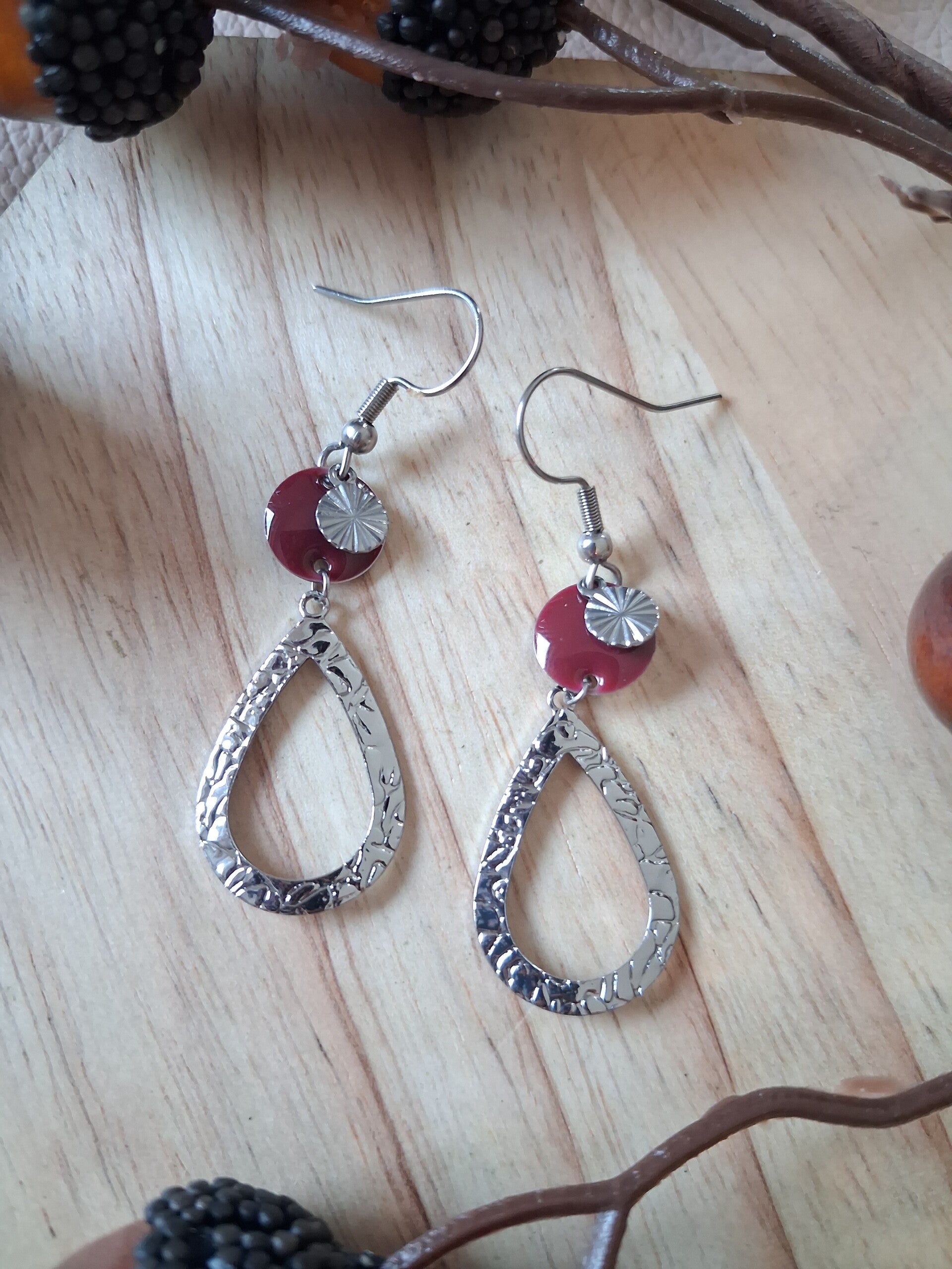 Boucles d’oreilles symétriques