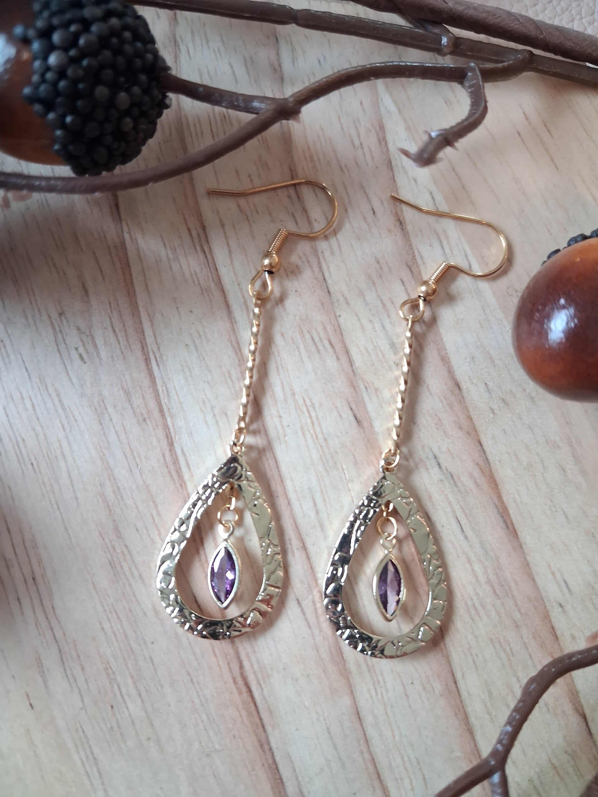 Boucles d’oreilles symétriques