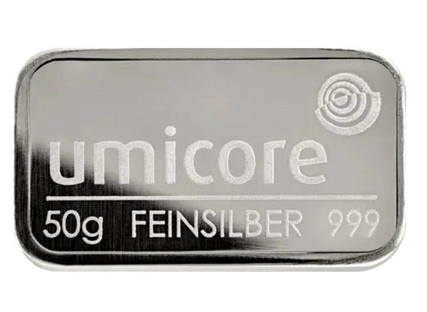 50 g Silberbarren (geprägt)
