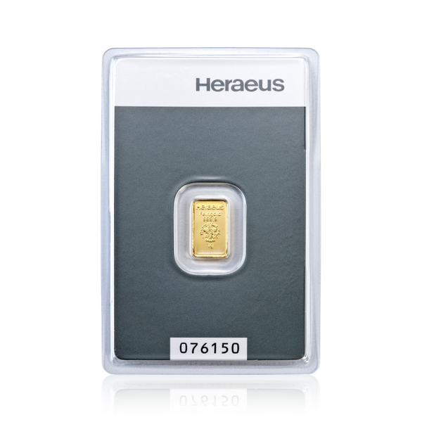 1 g Goldbarren (geprägt)