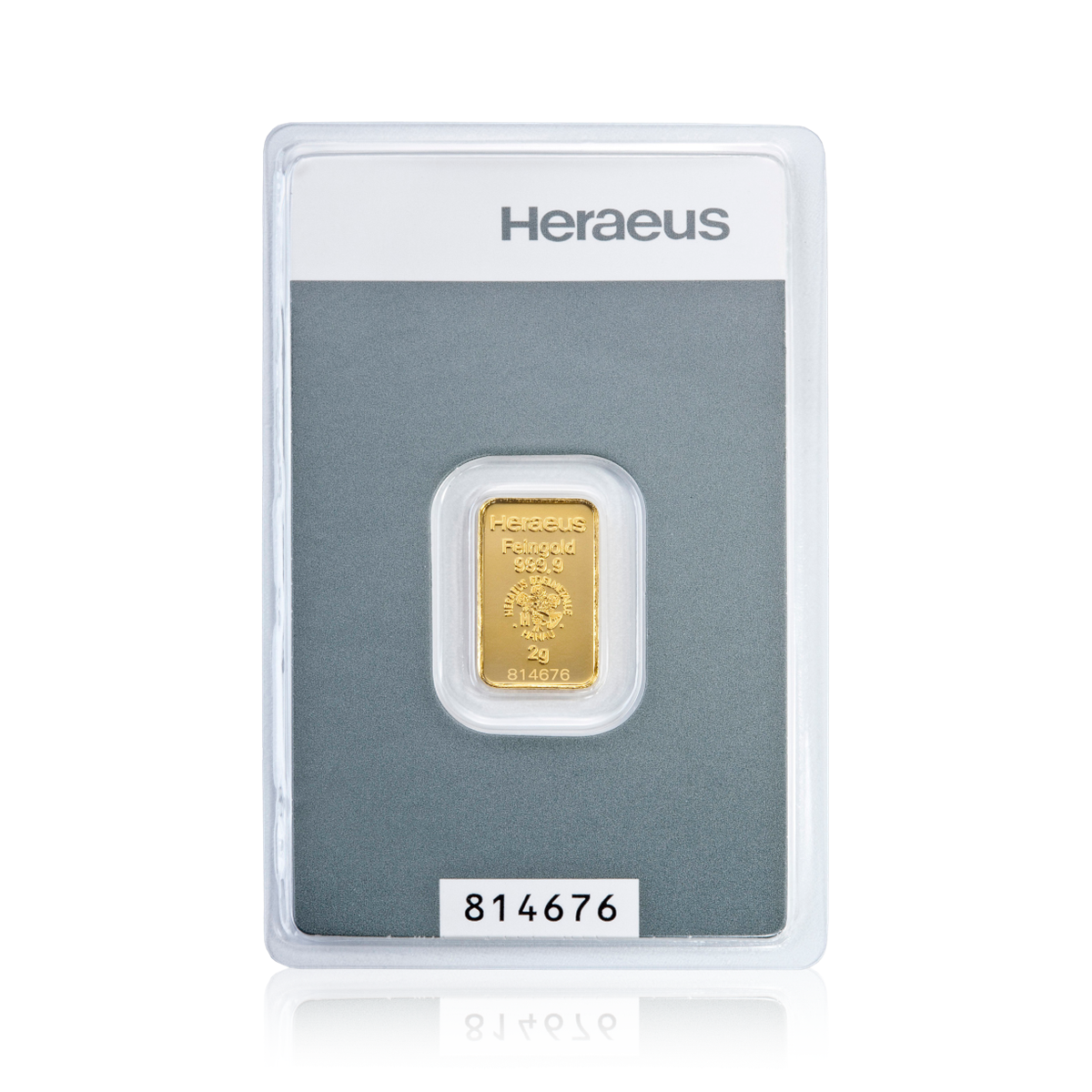 2 g Kinebar® Goldbarren (geprägt)