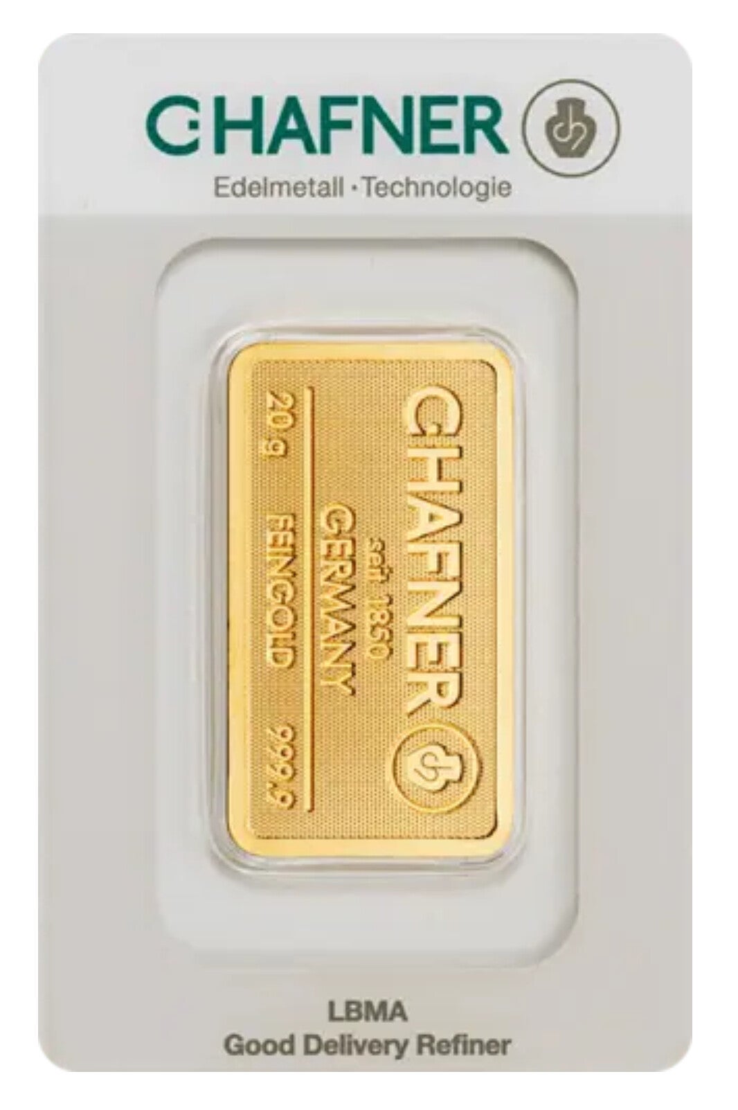 20 g Goldbarren (geprägt)