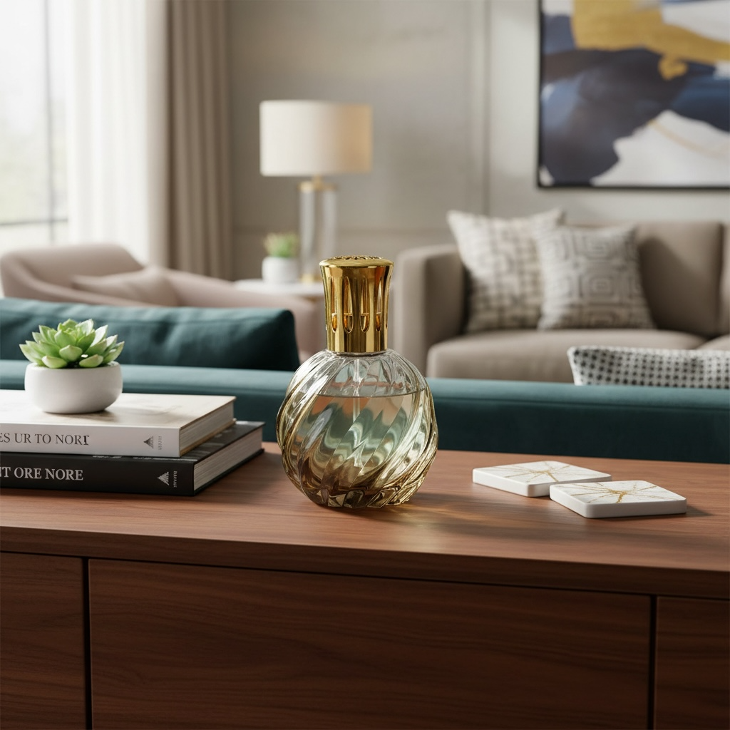 Garden of Scents Parfum Lamp starterset- Infinity Gold