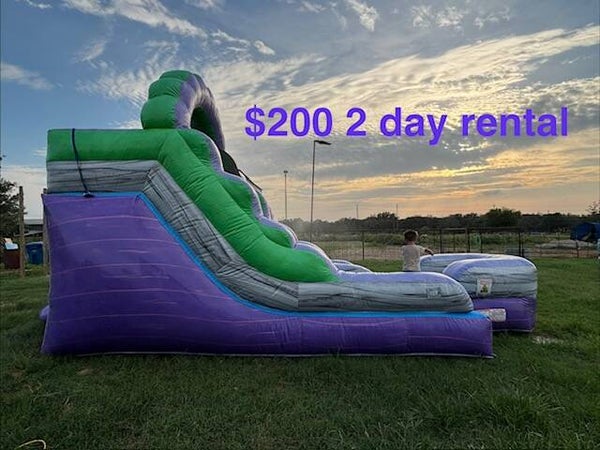 Purple waterslide 13ft Rental
