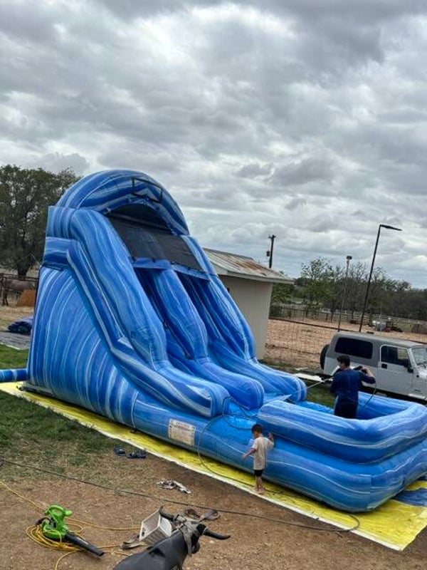 22ft Blue waterslide Rental