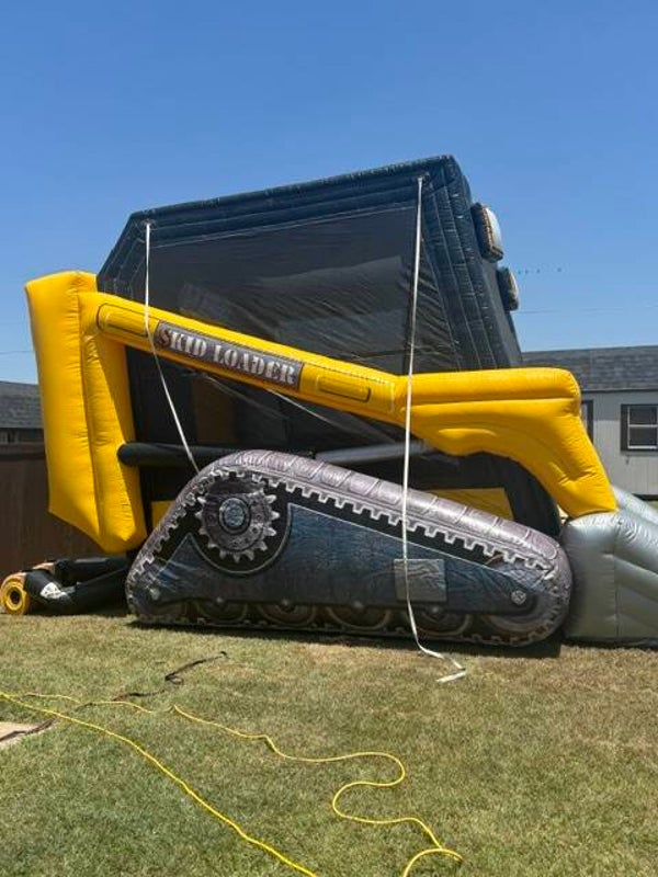 Skid Steer large bounce house