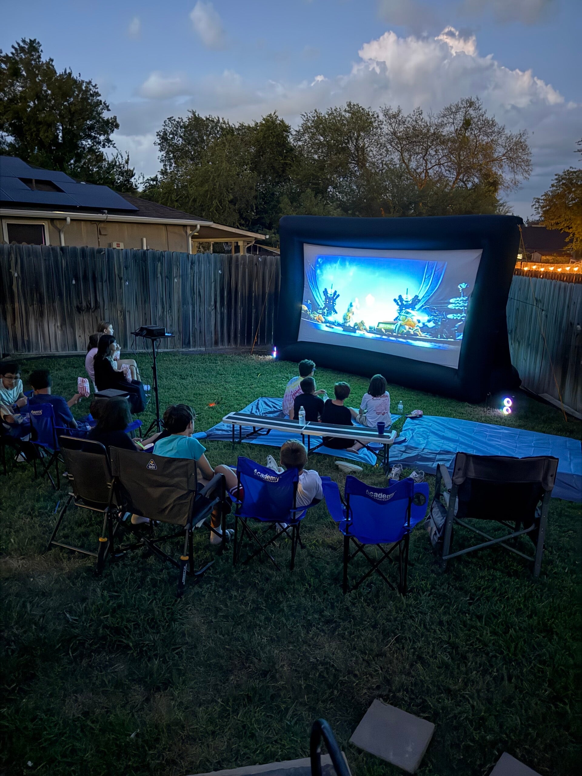 16 ft inflatable Movie night screen rental