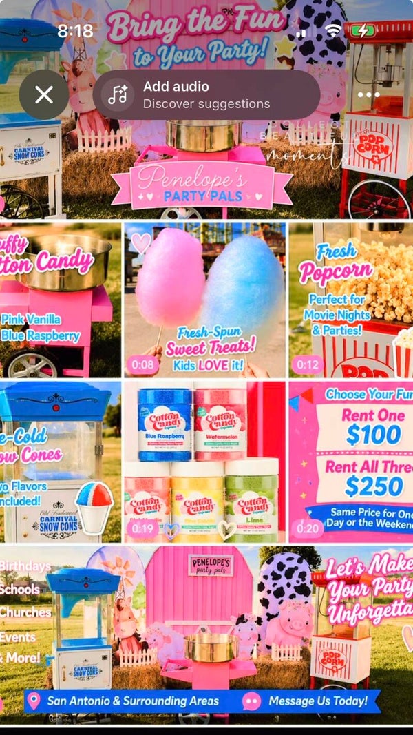 Movie night or concession machine deposit