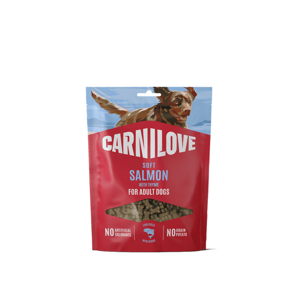 Soft Snack – Salmon with Thyme small bite 200 g
