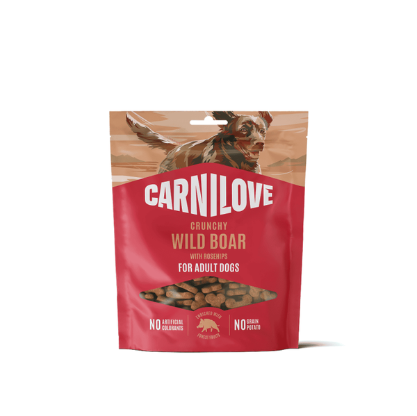 Crunchy Snack – Wild Boar with Rosehips 200 g
