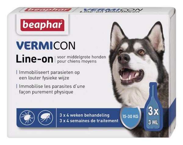 Vermicon line-on Middelgrote hond 15-30kg