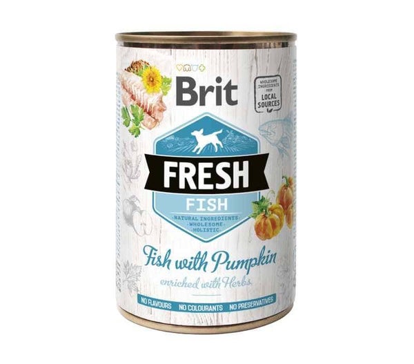 Brit Fresh Can – Vis & pompoen 400 g