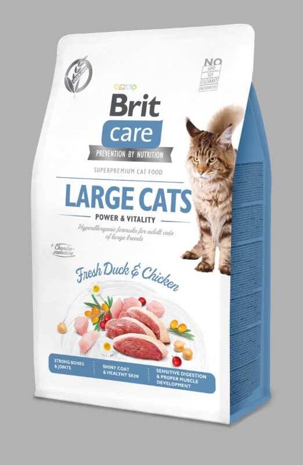 Brit Care Cat – Grain Free – Large Cats / Power & Vitality
