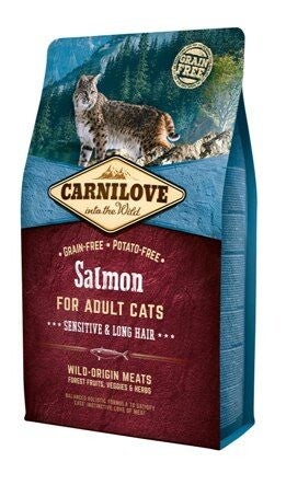 Carnilove – Cat – Salmon / Sensitive & Long Hair