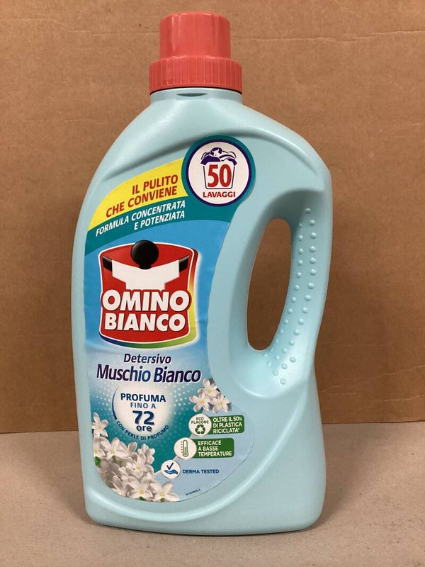 Lessive omino bianco senteur musc blanc 50 lav / 3x50 lav