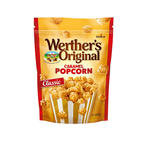Werther original popcorn caramel 2 goûts disponibles