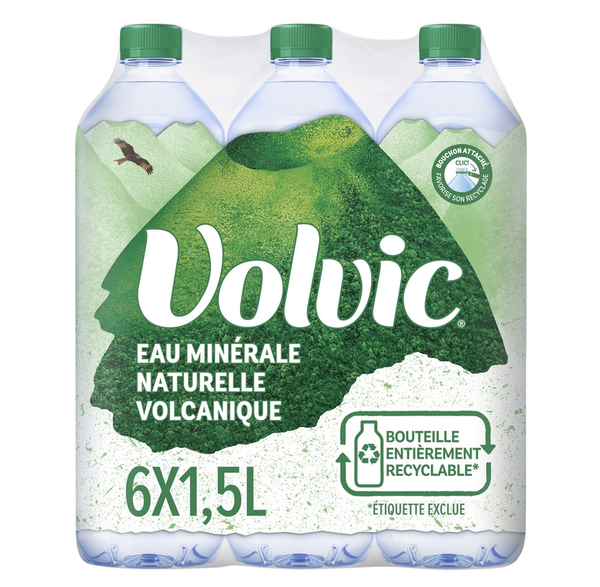 Volvic eau plate pack 6x1.5L