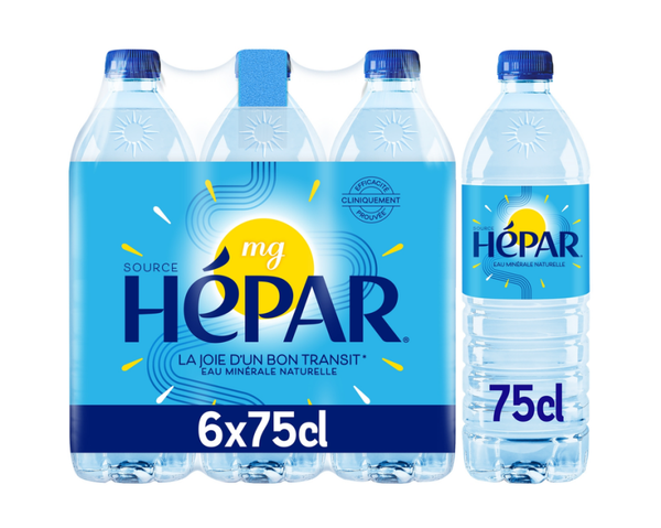 Hépar eau plate riche en magnésium 6x0.75L