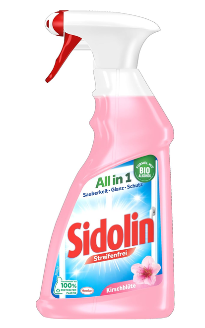 Instanet = Sidolin nettoyant vitre /taque cuisson tout en 1 / senteur fleur de cerisier