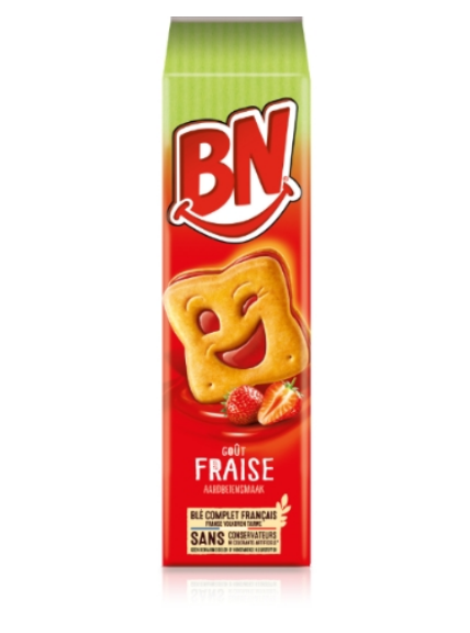 BN grand biscuit gout fraise 🍓lot 3 ​paquets biscuits 3x285g