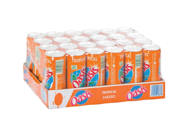 Oasis canettes 24x33cl tropical