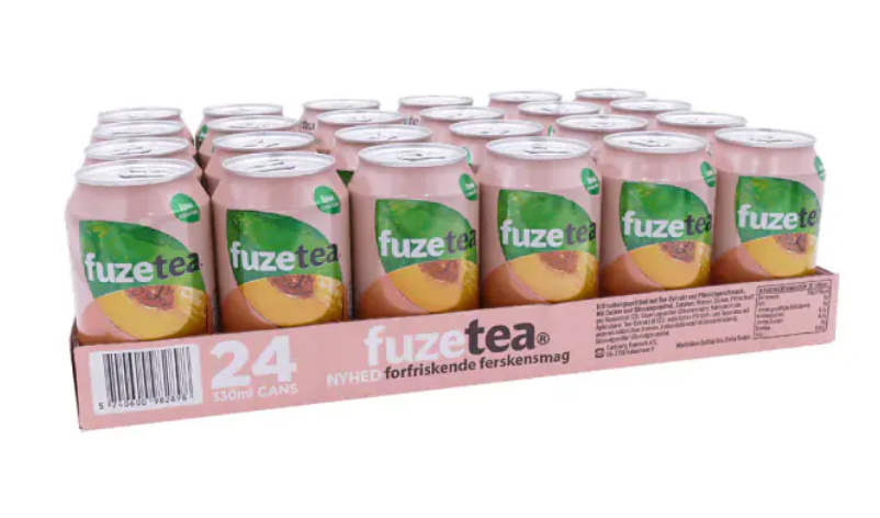 Fuze Tea canettes 24x33cl peche
