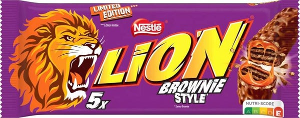 Lion barre brownie Nestlé paquet 5x30g édition limitée