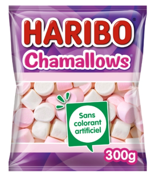 Haribo chamallows marshmallow bonbon 300g