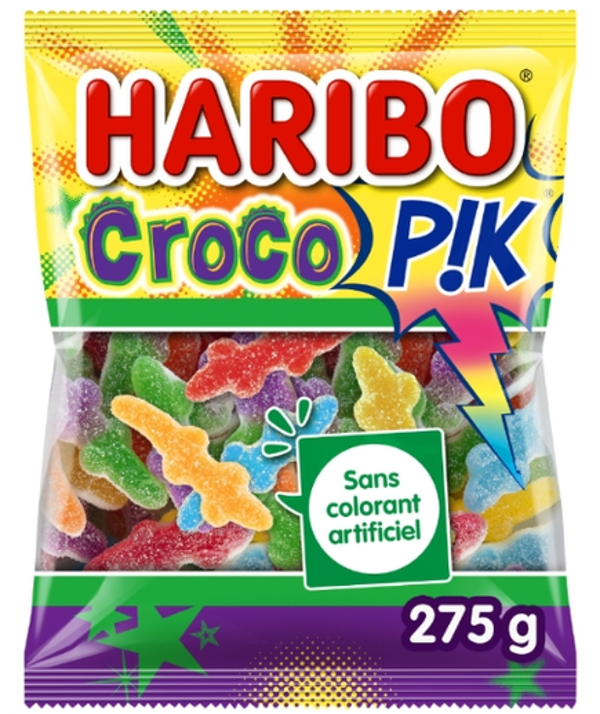 Haribo crocodile acidulé 🐊​ paquet bonbon 275g