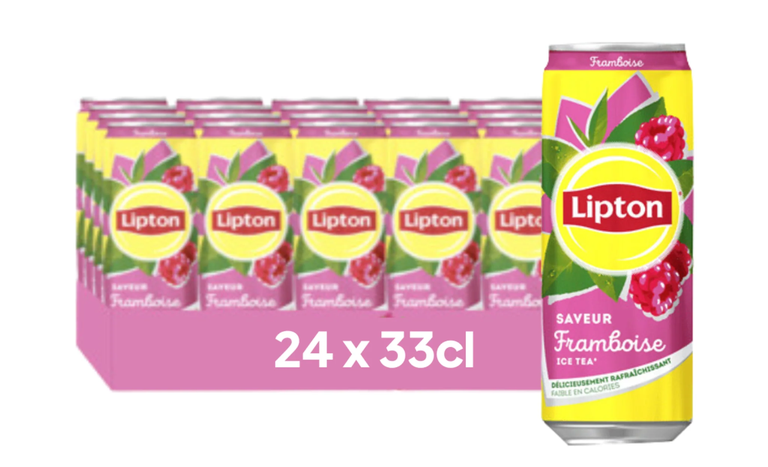 Ice Tea canettes 24x33cl framboise