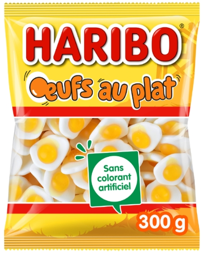 Haribo oeuf ​🍳​ paquet bonbon 300g